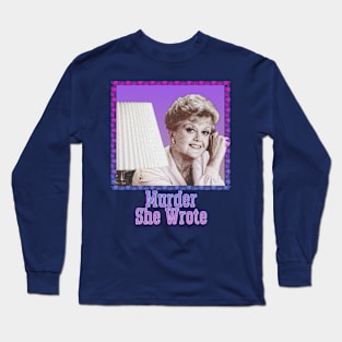 1980s Retro - Murder She Wrote Long Sleeve T-Shirt